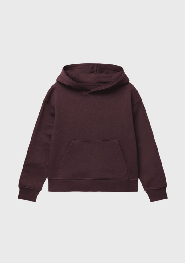MAROON SOLID HOODIE